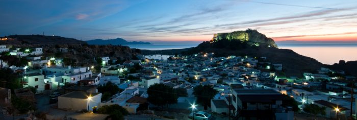 Lindos: a magnificent acropolis on a imposing rock