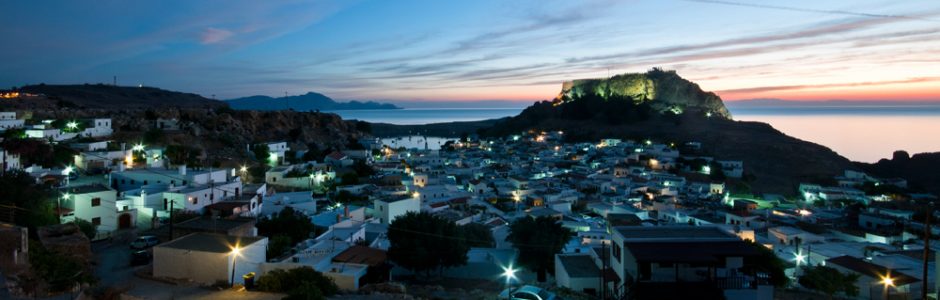 Lindos: a magnificent acropolis on a imposing rock