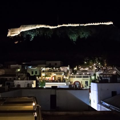 Lindos: a magnificent acropolis on a imposing rock