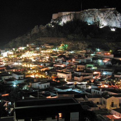 Lindos: a magnificent acropolis on a imposing rock